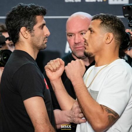 Напряженная пресс-конференция перед боем Риса Беллотти и Майкла Гомеса-младшего