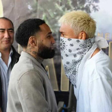 Луис Нери Замахивается на Кионосуке Камеда на Напряженной Пресс-Конференции