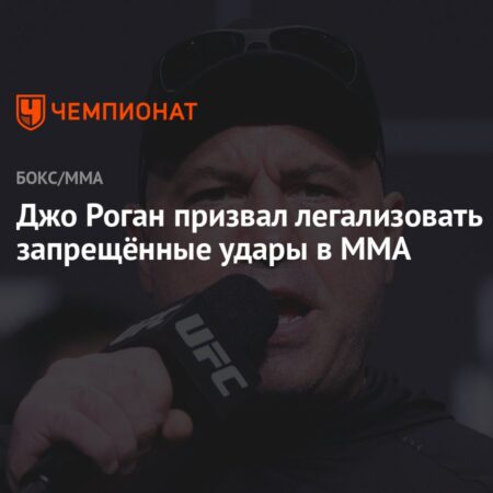 Шокирующее заявление Джо Рогана о легализации опасных ударов в ММА