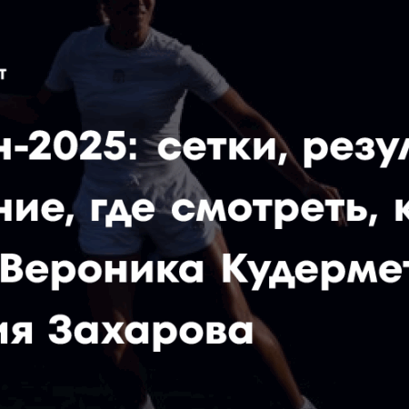 Уимблдон 2025: Расписание, погода, где смотреть