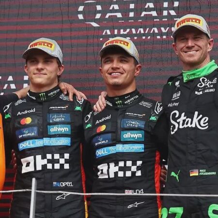 Триумф Ландо Норриса на Гран-при Великобритании: Пиастри второй, Хюлькенберг впервые на подиуме