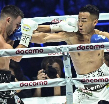 Медина Потрясает Такеи и Завоевывает Титул WBO в Легчайшем Весе