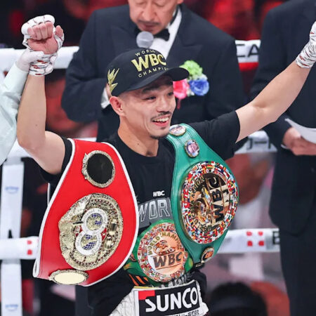 Джунто Накатани освобождает чемпионские титулы в преддверии дебюта во втором легчайшем весе