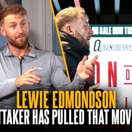 Льюис Эдмондсон утверждает, что Бен Уиттакер довел Эзру Тейлора до слез